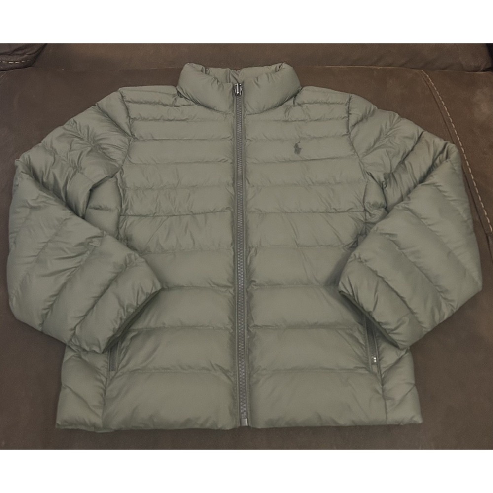 Polo Ralph Lauren Jacket Youth S 8 Puffer Lightweight Green unisex